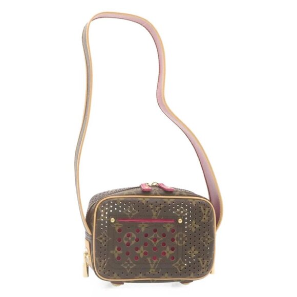 LOUIS VUITTON Monogram Perfo Mini Trocadero Shoulder Bag M95175 LV Auth 28917AV - Picture 1 of 16